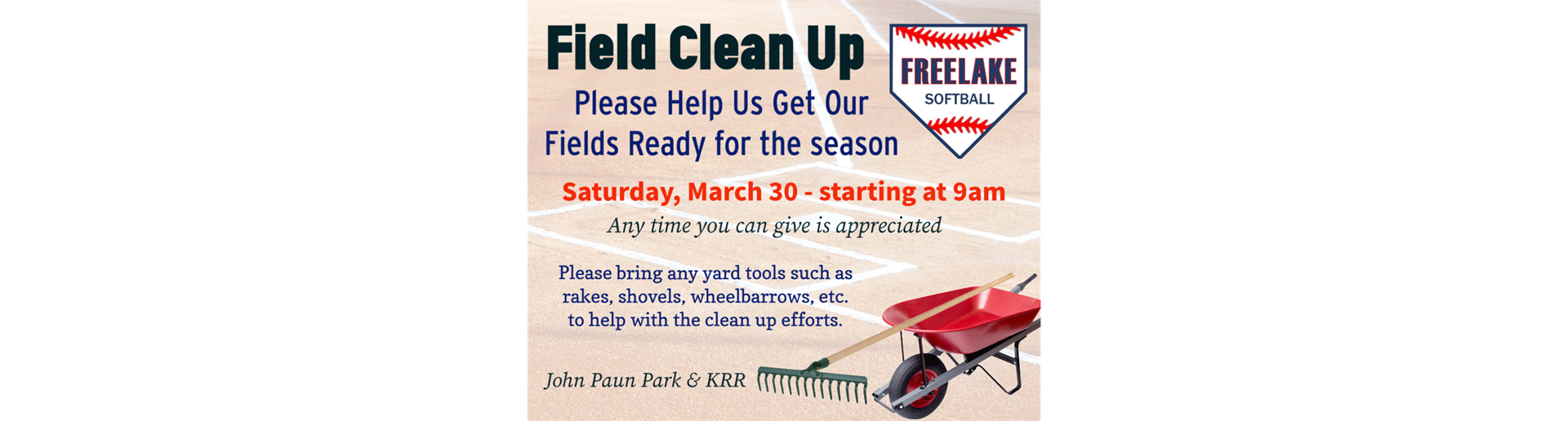 Field Clean Up Spring 2024